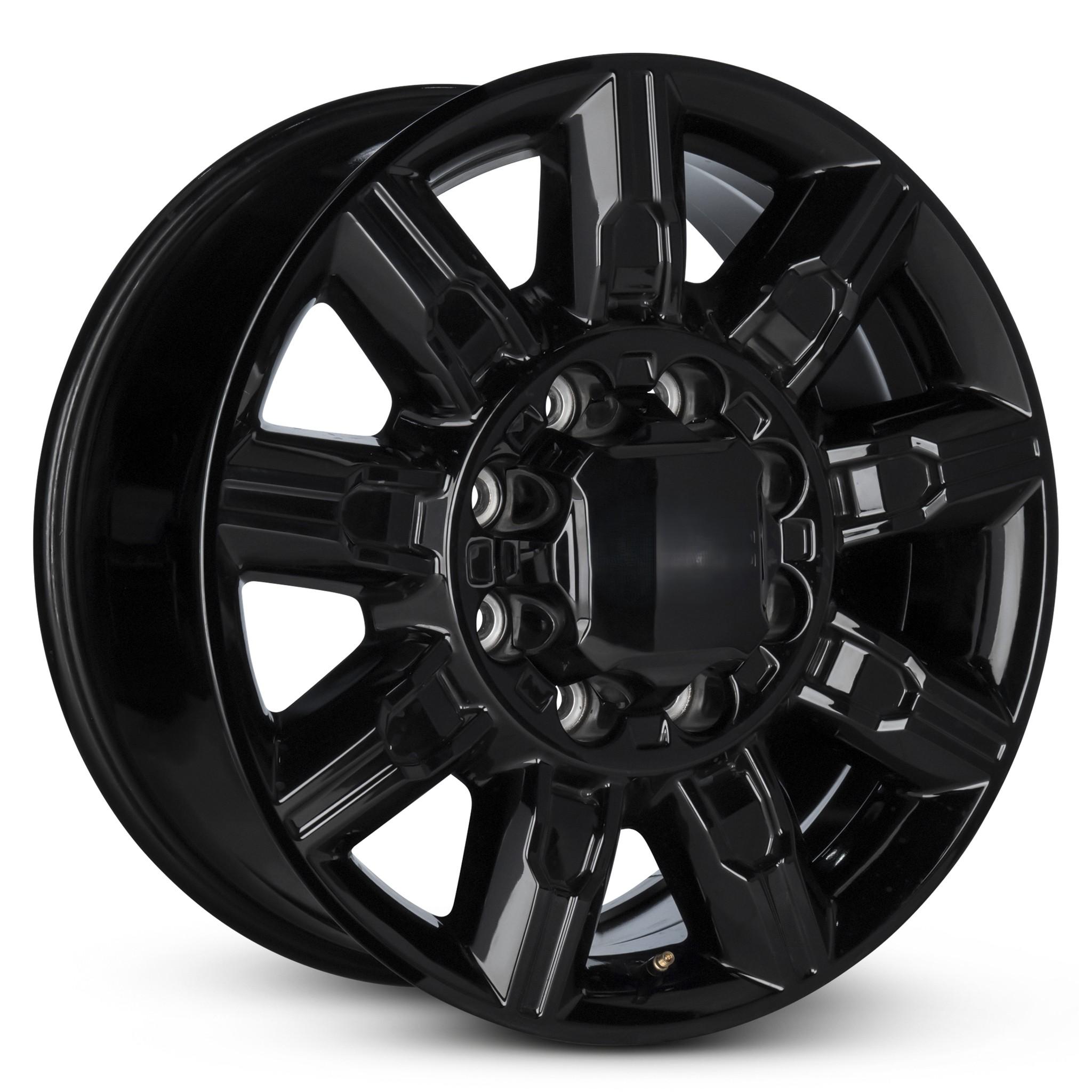 2024 20x8.5 GMC Sierra 2500 Genuine OEM Alloy Wheel / Rim view 2
