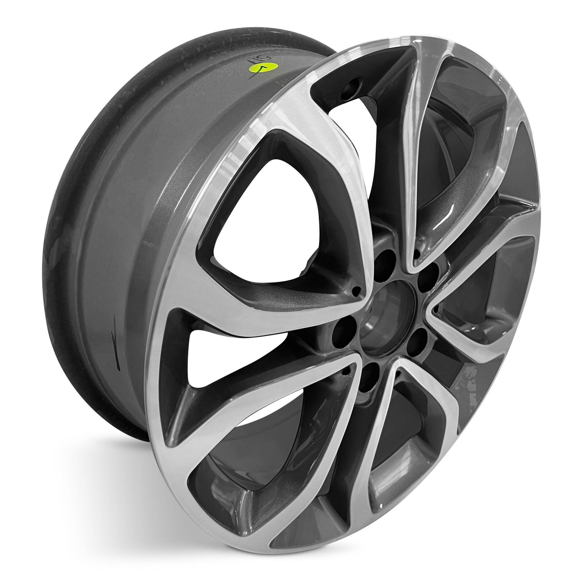 2015-2018 17x7 Mercedes-Benz C-Class Genuine OEM Alloy Wheel / Rim view 2