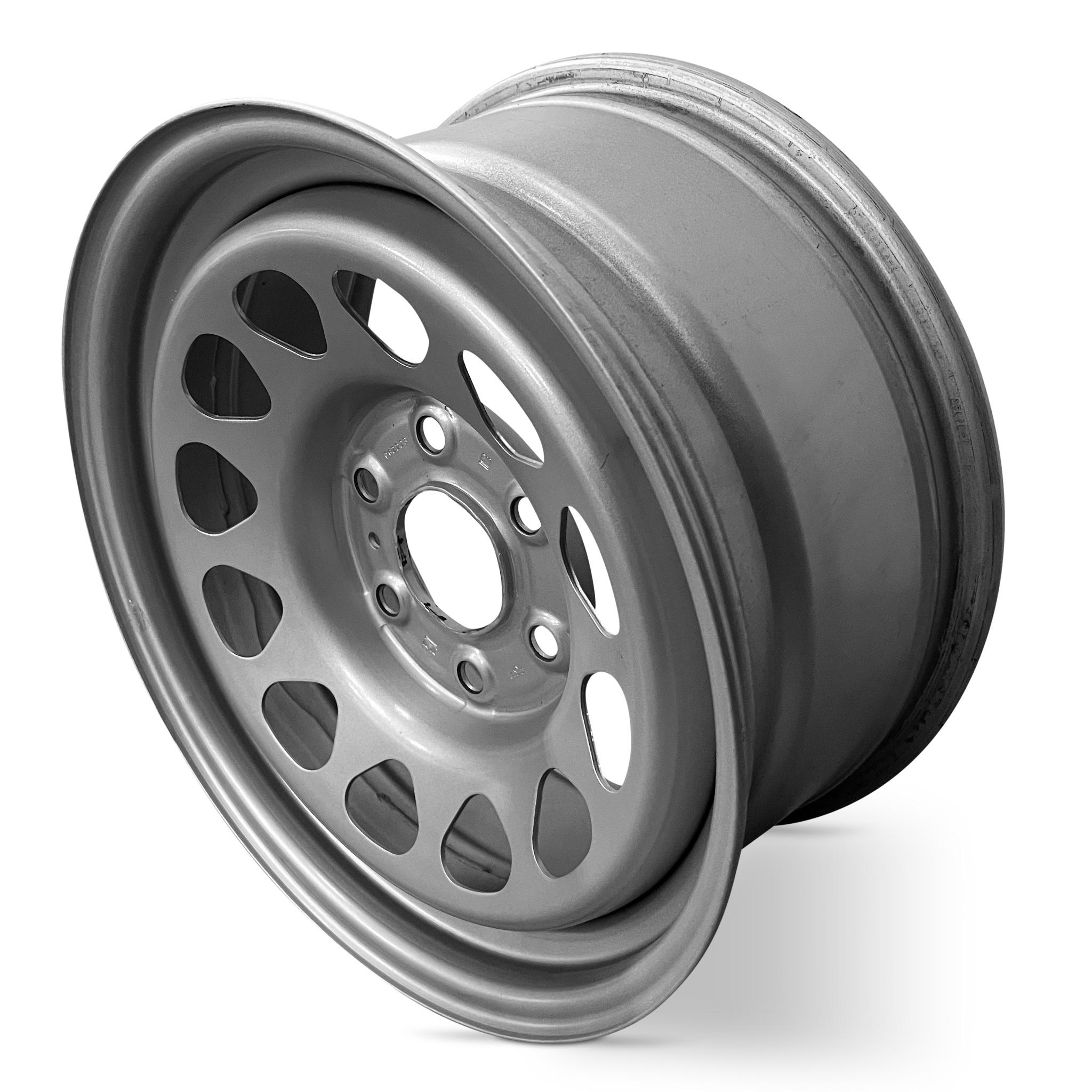 2019-2025 17x8 Chevrolet Silverado 1500 Genuine OEM Take-Off Steel Wheel / Rim view 3