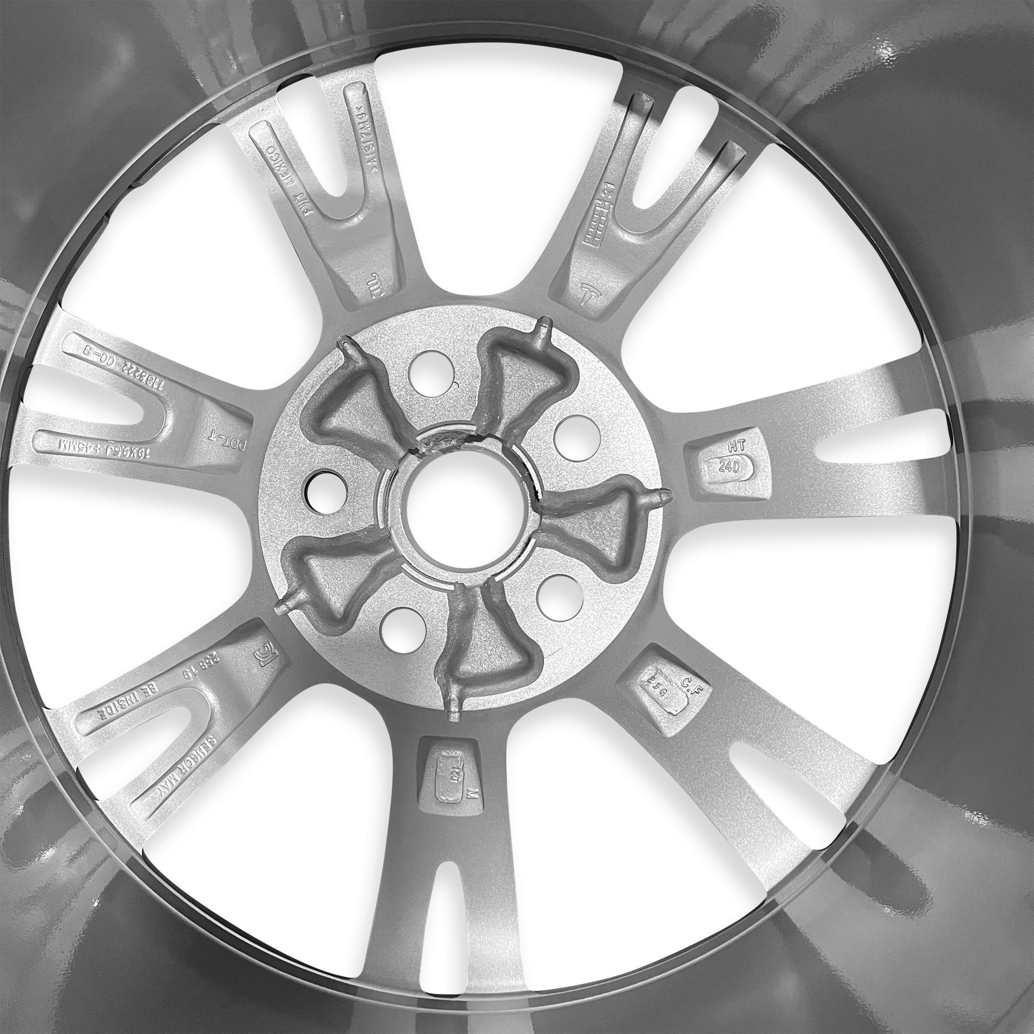 2017-2024 Tesla Model 3 19x9.5 Genuine OEM Alloy Wheel / Rim view 4