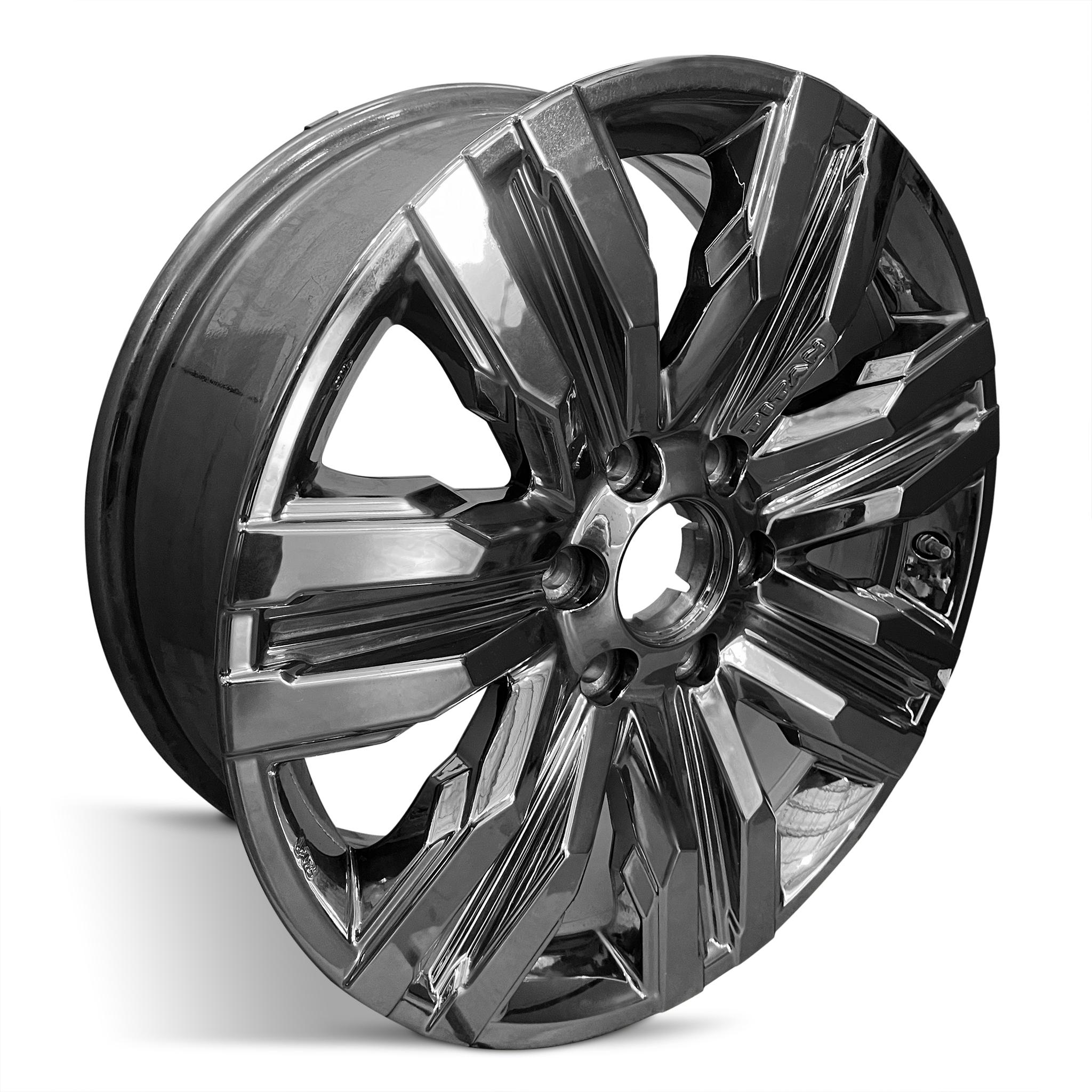 2019-2024 20x8 Nissan Titan Genuine OEM Alloy Wheel / Rim view 2