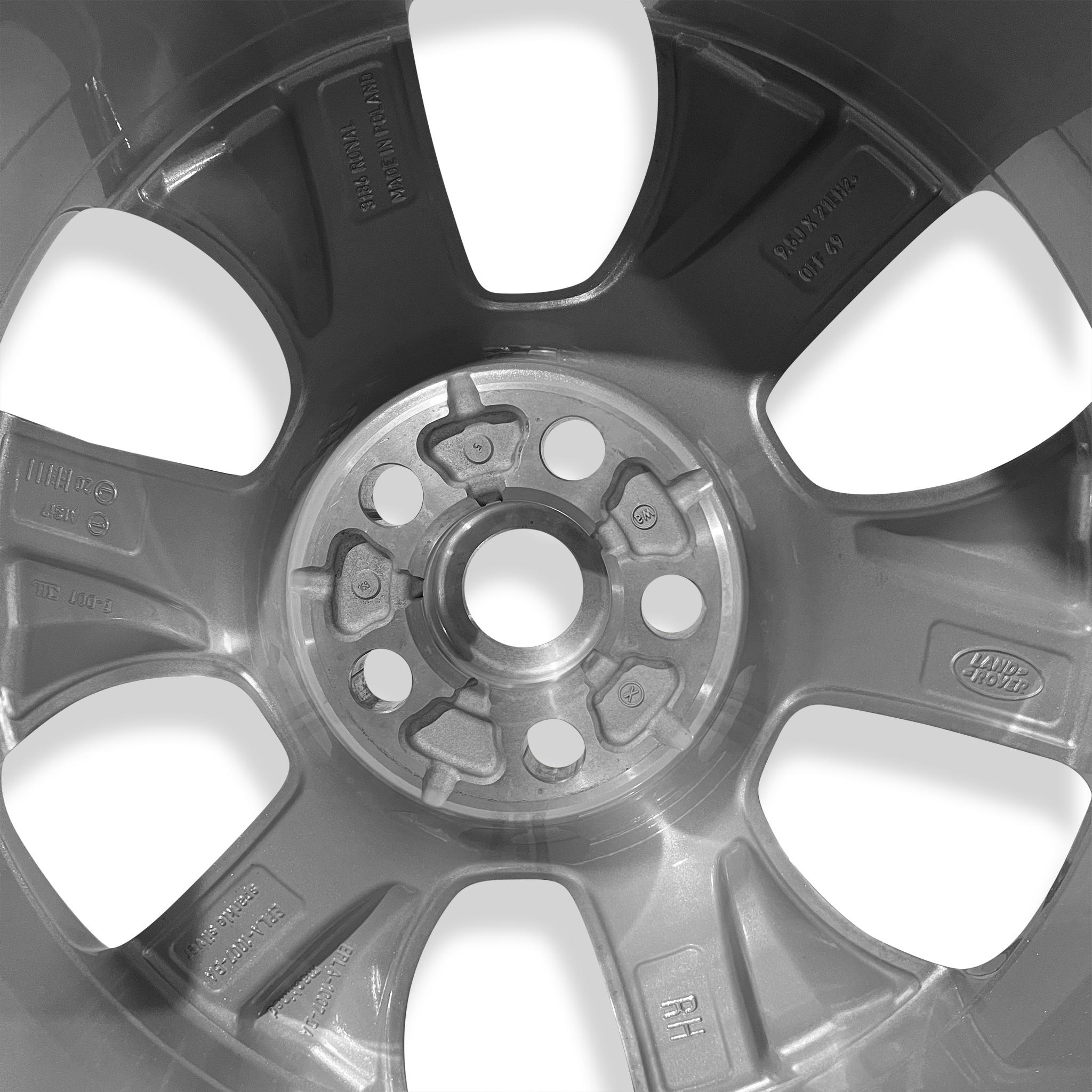 2018-2025 Land Rover Range Rover Right 21x9.5 Genuine OEM Alloy Wheel / Rim view 4
