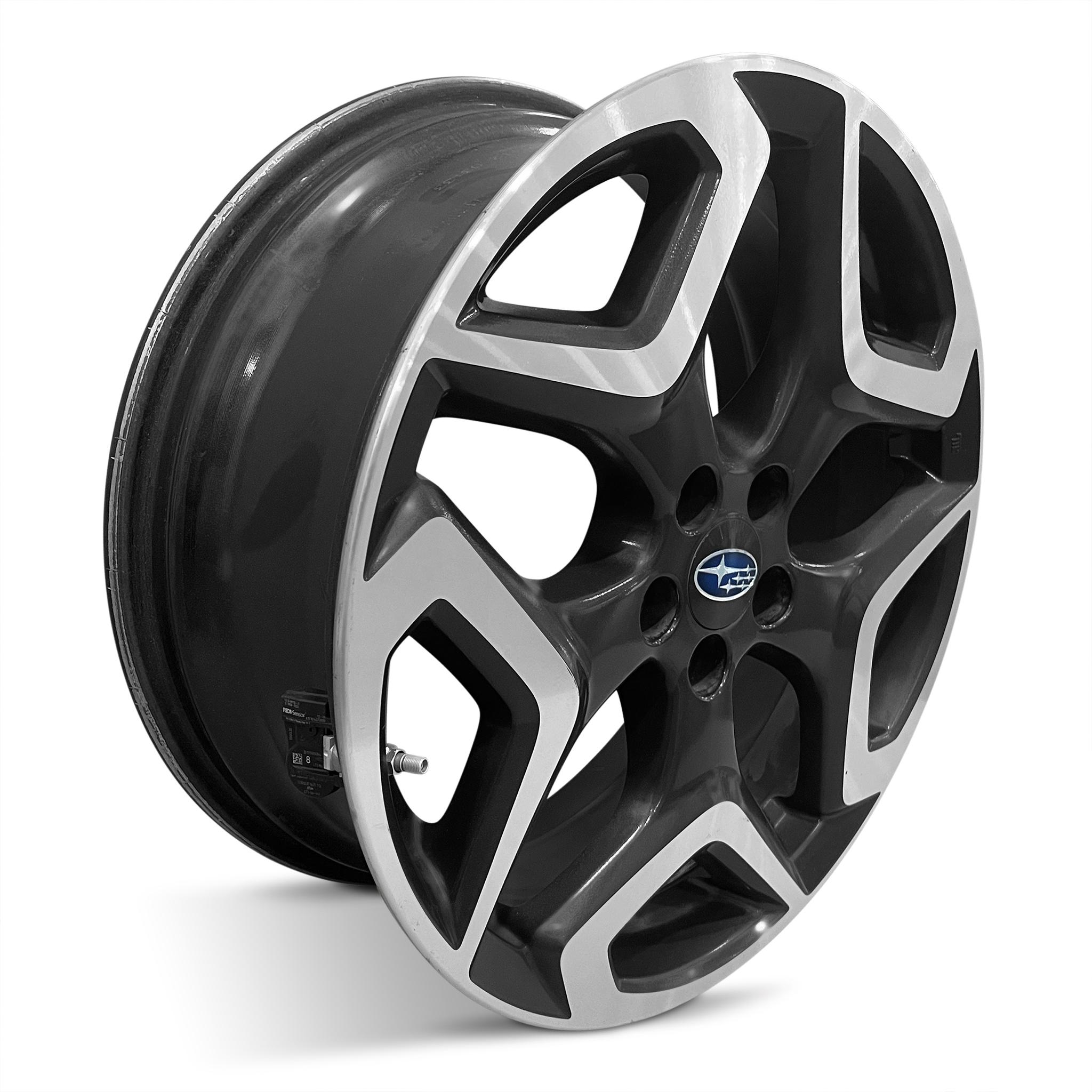2018-2021 Subaru Crosstrek
18x7 Genuine OEM Alloy Wheel / Rim view 2
