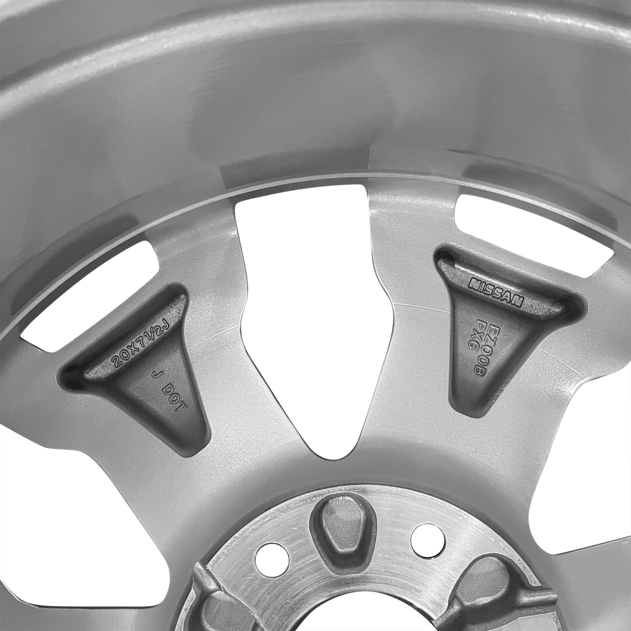 2016-2024 20x7.5 Nissan Titan XD Genuine OEM Alloy Wheel / Rim view 4