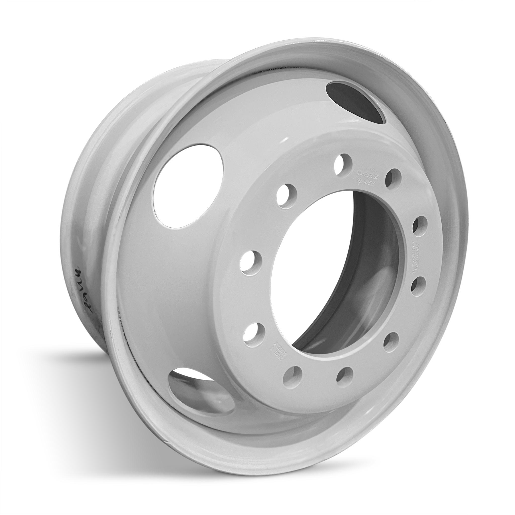 Genuine OEM Steel Trailer Wheel 22.5x8.25 10-285, Load 7400lb - 5HH view 2