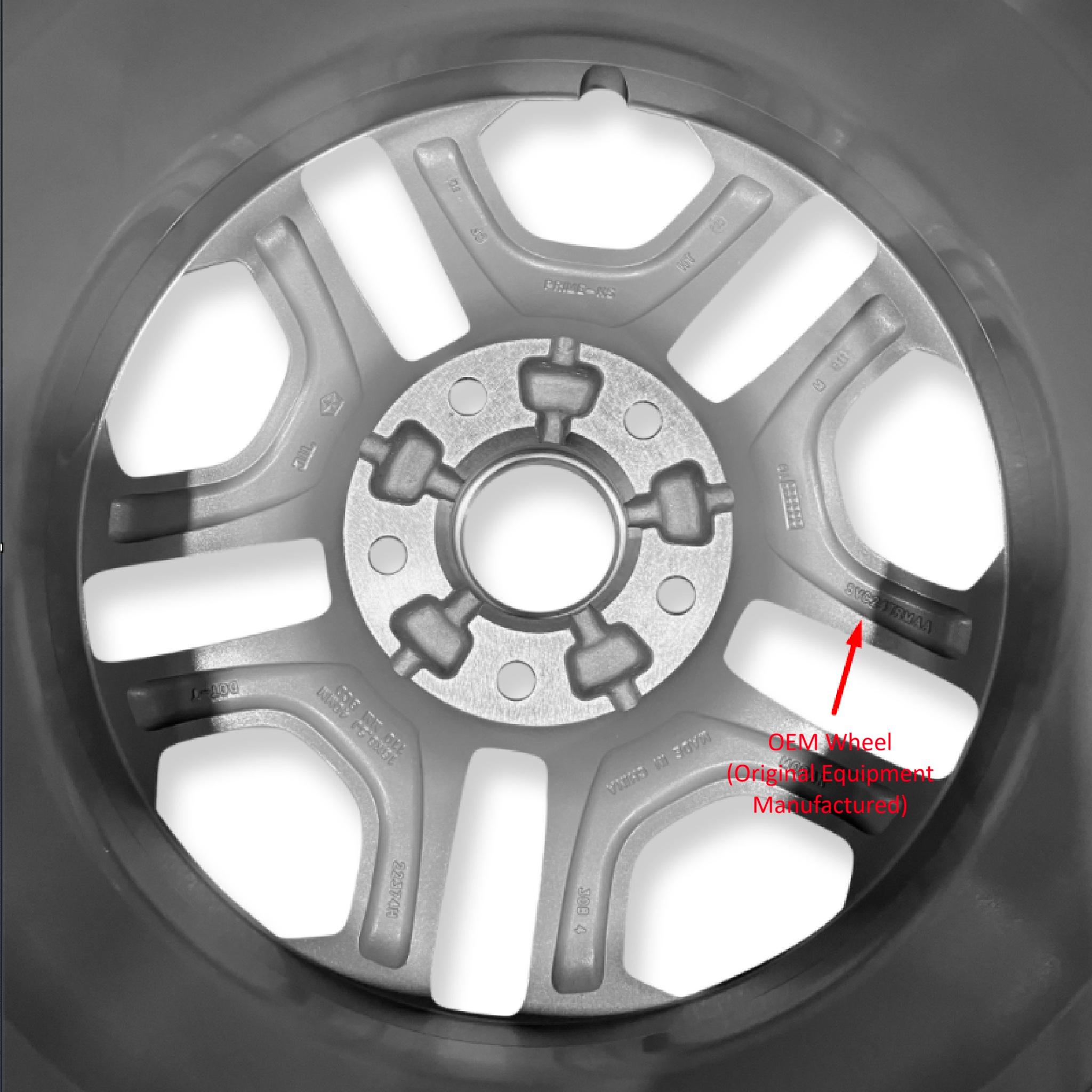 2017-2021 Jeep Compass
16x6.5 Genuine OEM Alloy Wheel / Rim view 4