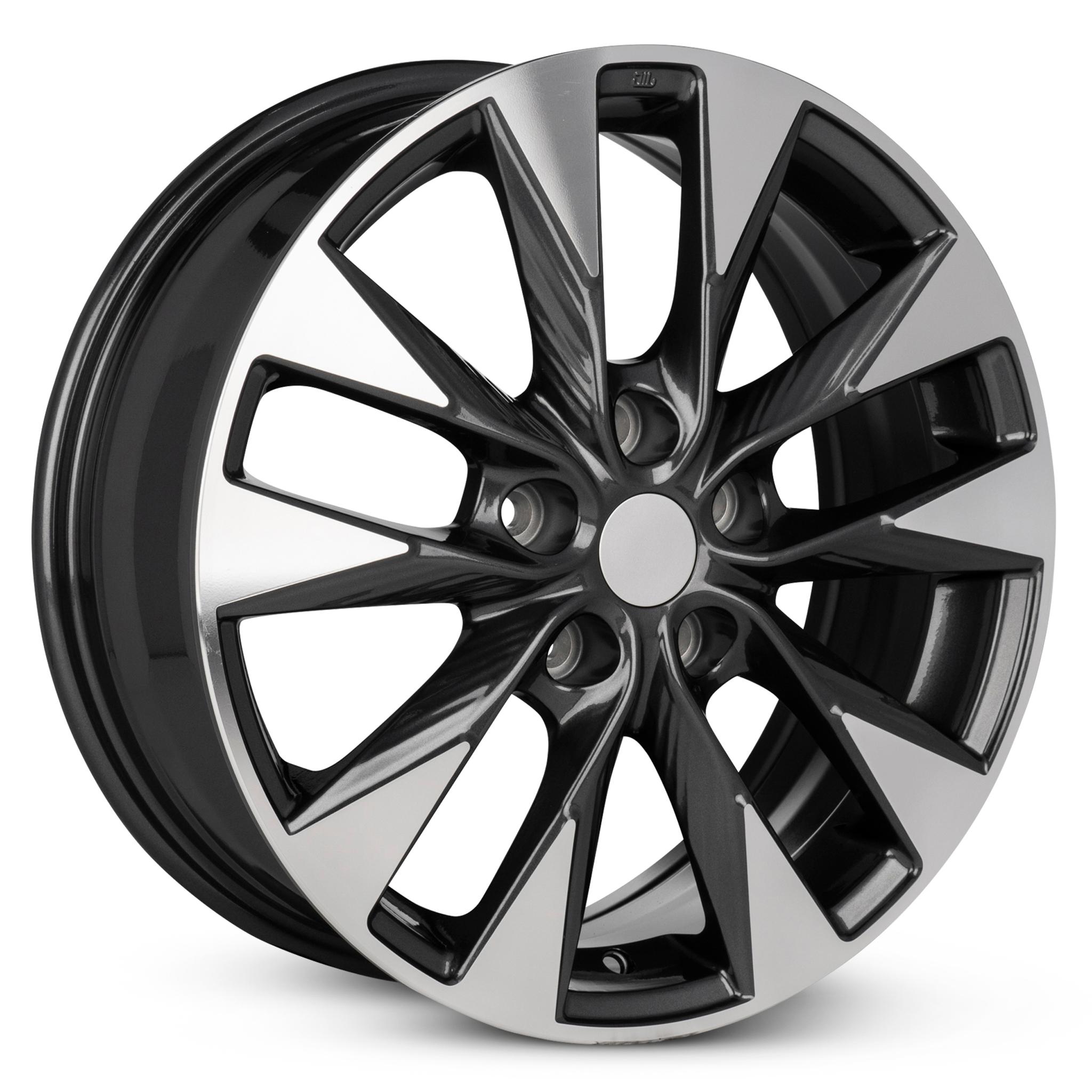 2015 17x6.5 Nissan Sentra Alloy Wheel Rim view 2