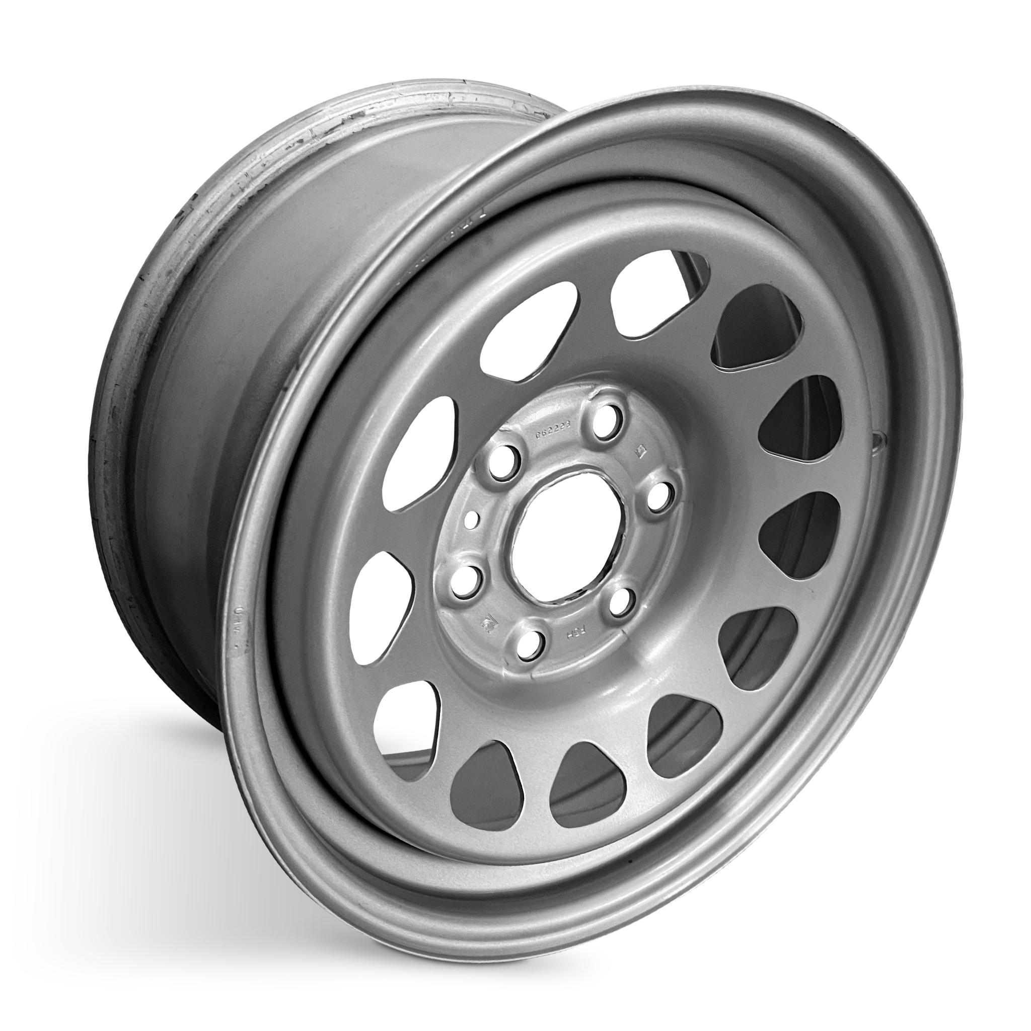 2019-2025 17x8 Chevrolet Silverado 1500 Genuine OEM Take-Off Steel Wheel / Rim view 2