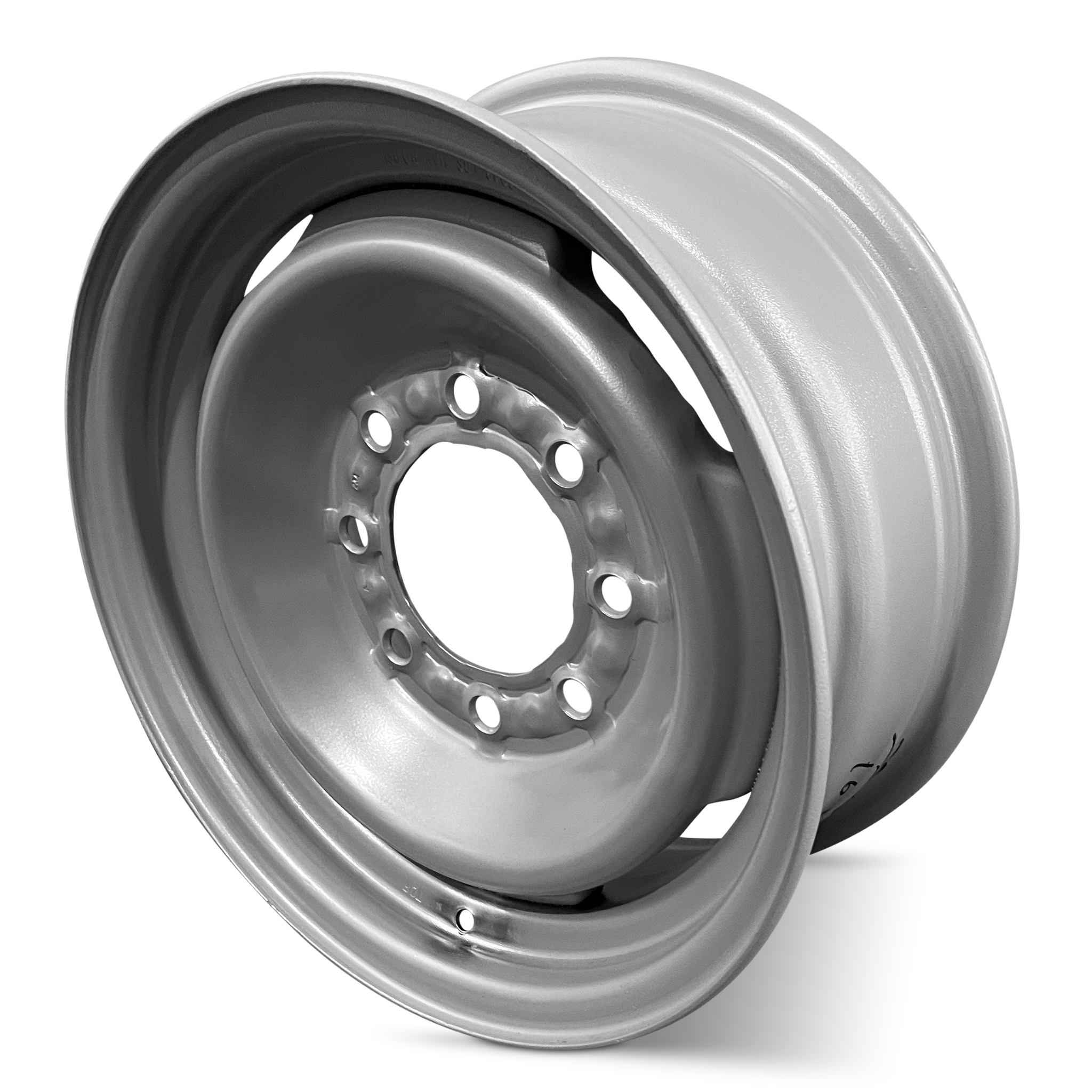 1989-2000 Chevrolet 2500 16x6.5 Genuine OEM Steel Wheel / Rim view 3