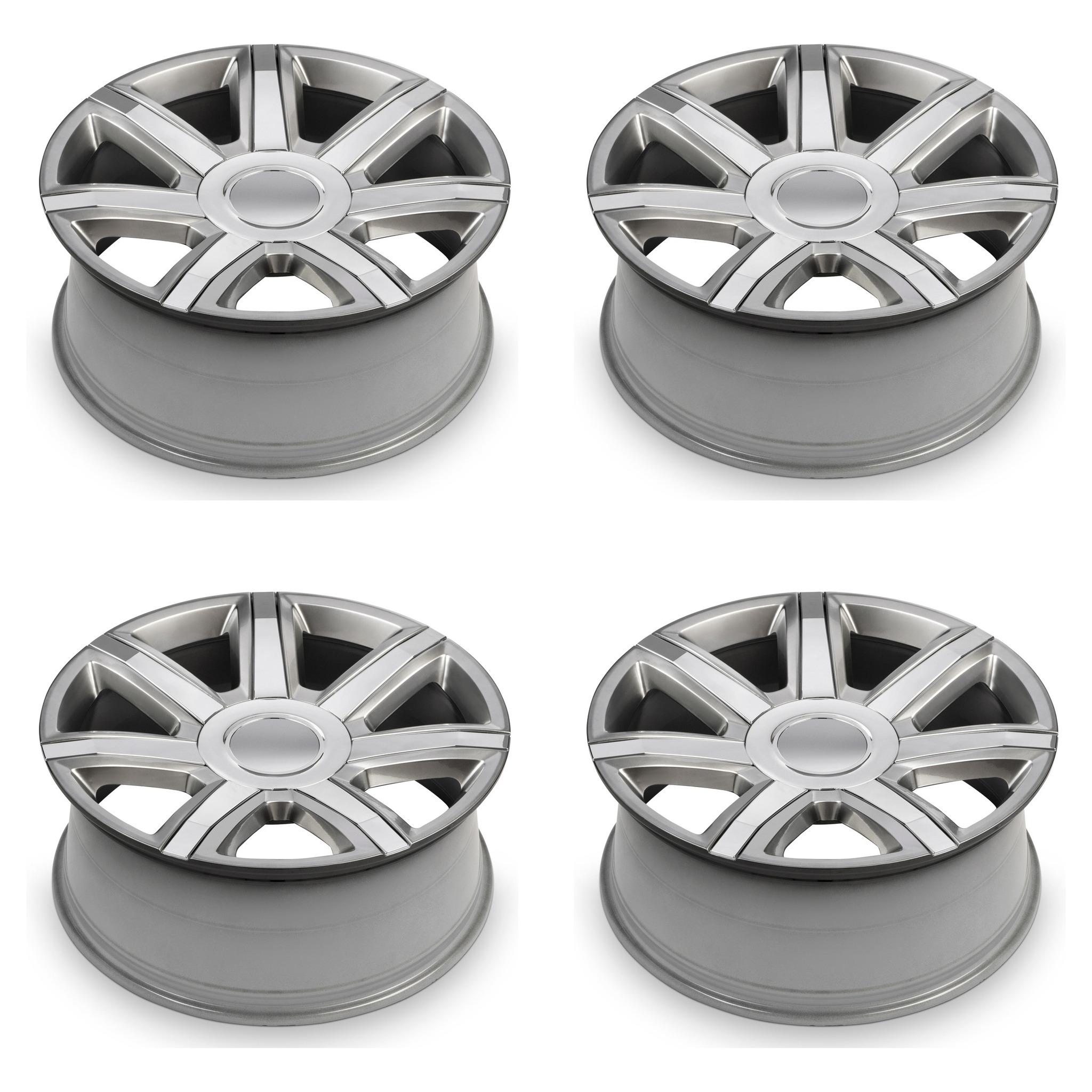 2015-2023 Cadillac Escalade 22x9 Painted Hyper Silver Alloy Rims - Set of 4 Wheels view 3