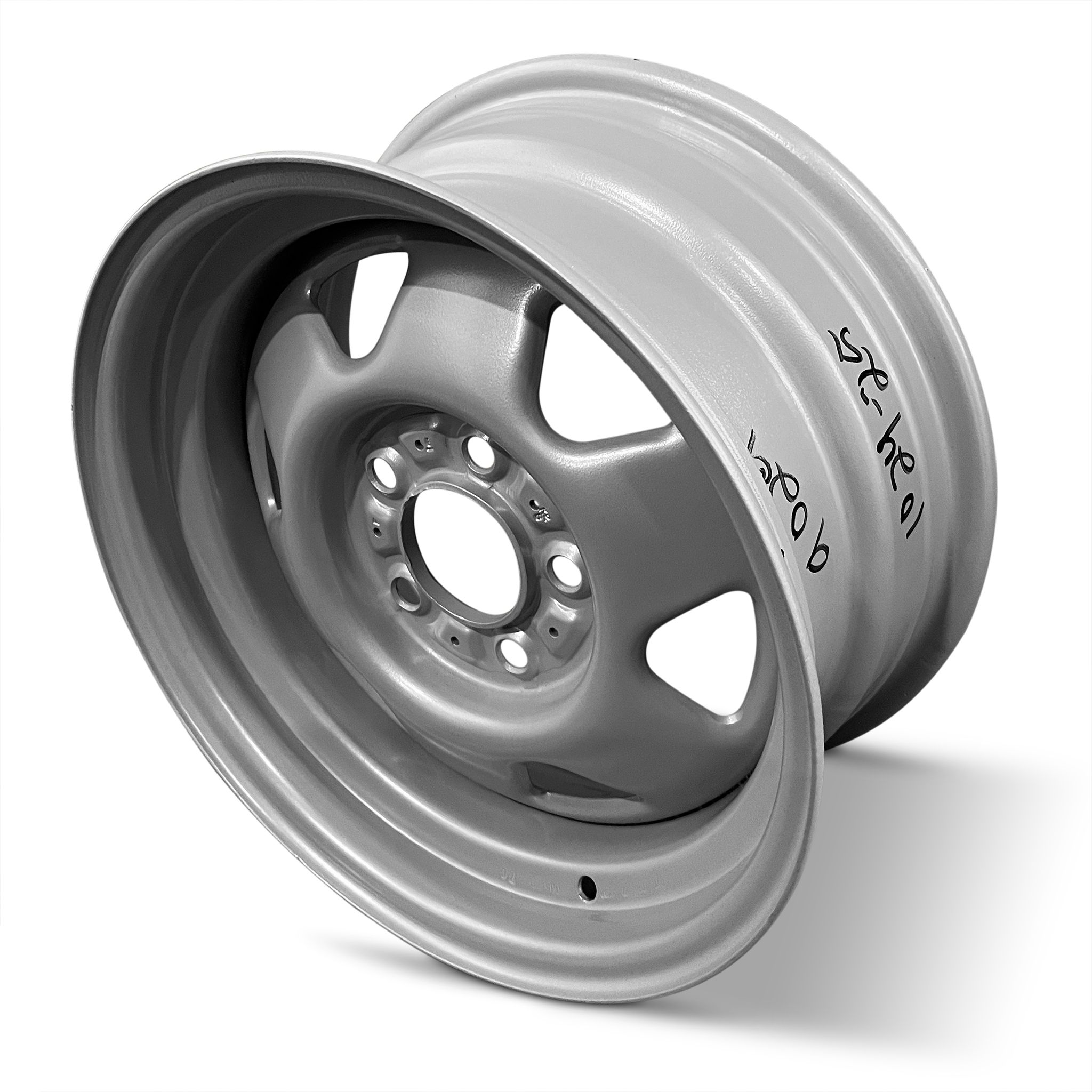 1988-2006 Jeep Wrangler 15x7 Genuine OEM Steel Wheel / Rim view 2