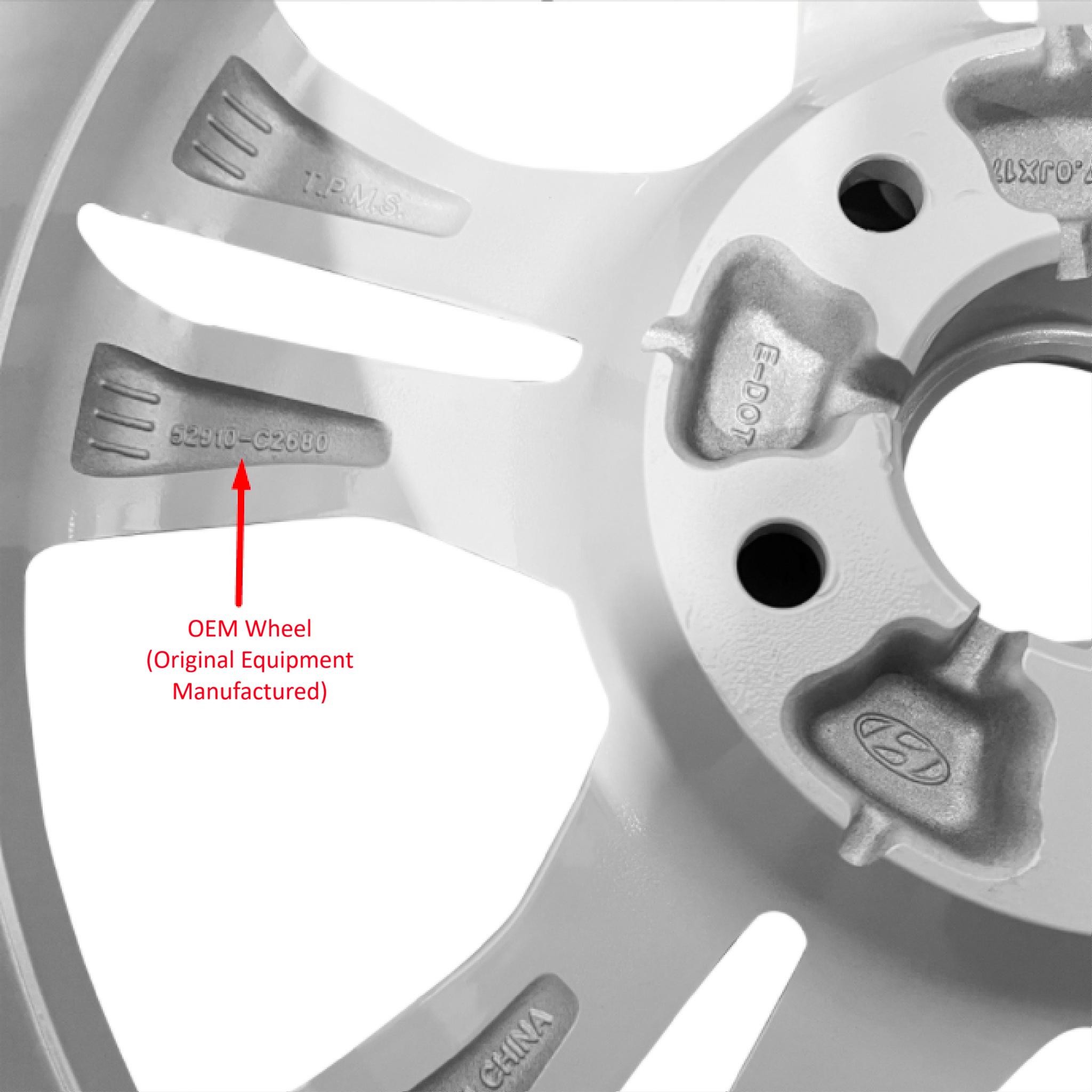 2018-2019 Hyundai Sonata
17x7 Genuine OEM Alloy Wheel / Rim view 4