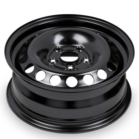 2006-2009 Volkswagen Rabbit 15x6 Genuine OEM Steel Wheel / Rim view 3