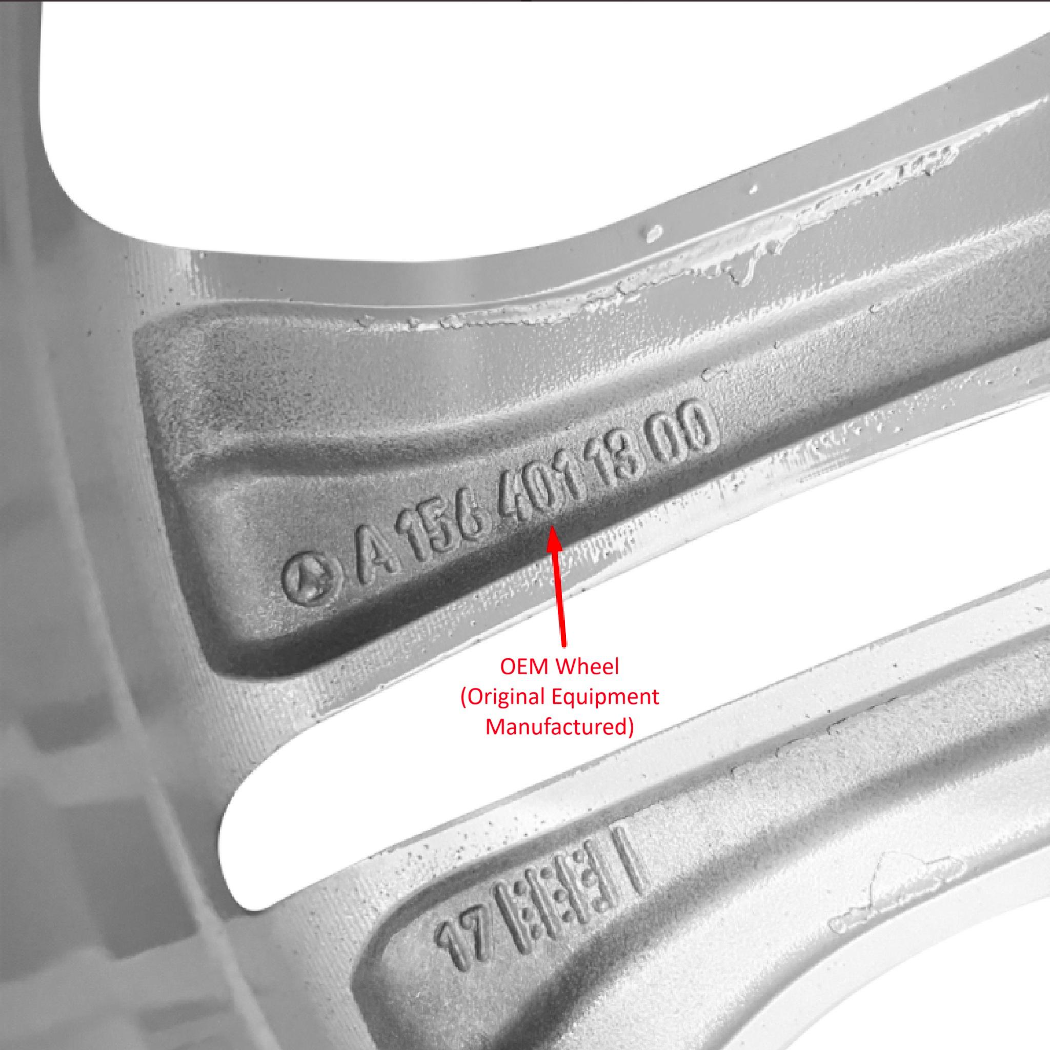 2015-2020 18x7 Mercedes-Benz GLA-Class Genuine OEM Alloy Wheel / Rim view 4