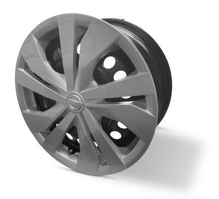 2020-2023 15x6.5 Nissan Versa Steel Wheel Rim And Hubcap  view 2