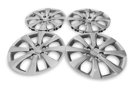 2020-2025 16 Inch Toyota Corolla Four Piece Set Silver Wheel Cover Caps / Hubcaps view 2