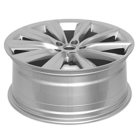 2016-2024 20x9 Tesla Model X Front Alloy Wheel / Rim view 3