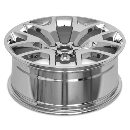 2022-2024 22x9 Chevrolet Silverado 1500 Chrome Wheel / Rim view 3