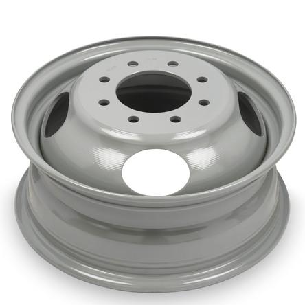 1976-2002 16x6 GMC 3500 Dually Genuine OEM Steel Wheel / Rim view 3