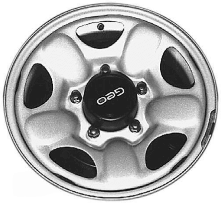 1992-1998 15x5.5 Pontiac Sunrunner Genuine OEM Steel Wheel / Rim