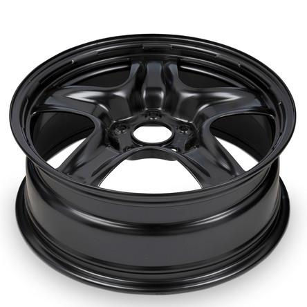 2007-2010 17x7 Saturn Aura Genuine OEM Steel Wheel / Rim view 3