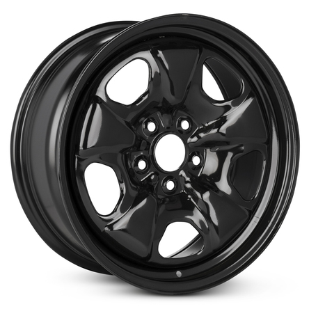 2010-2015 18x7.5 Chevrolet Camaro Genuine OEM Steel Wheel / Rim view 2