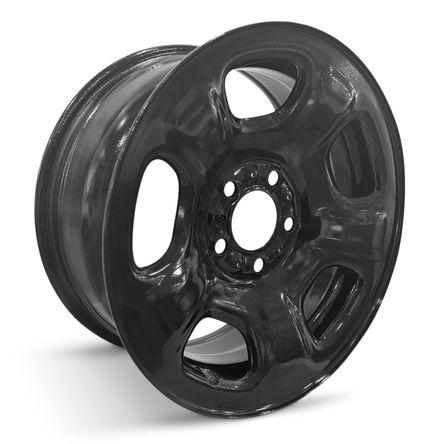 2002-2007 16x7 Jeep Liberty Genuine OEM Steel Wheel / Rim view 2