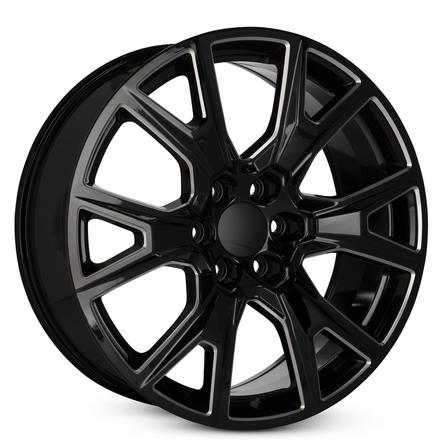 2020-2025 22x9 Chevrolet Silverado 1500 Genuine OEM Alloy Wheel / Rim view 2