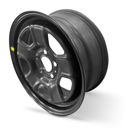 2007-2017 16x6.5 Jeep Patriot Genuine OEM Steel Wheel / Rim view 2