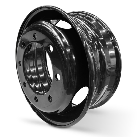 1990-2009 19.5x6.75 Topkick C4500 Dually Steel Wheel / Rim view 2