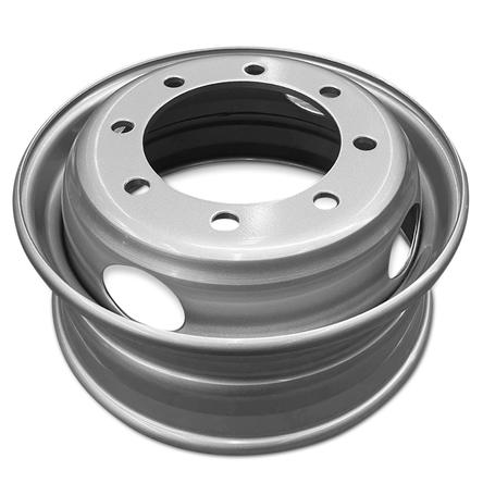 2019-2025 19.5x6.75 Chevrolet Silverado 6500 Dually Steel Wheel / Rim view 3
