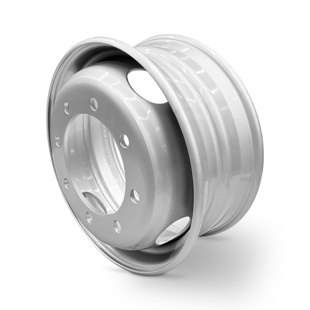 1990-2009 19.5x6.75 Topkick C4500 Dually Steel Wheel / Rim view 2