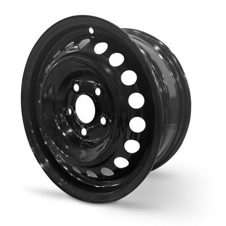 2006-2014 15x6 Honda Civic Genuine OEM Steel Wheel / Rim view 2