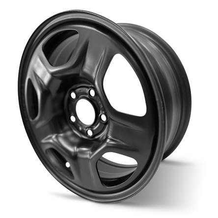 2017-2022 16x6.5 Jeep Compass Genuine OEM Steel Wheel / Rim view 2