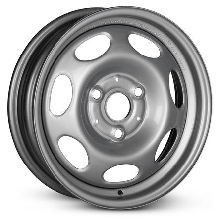 2008-2014 15x4.5 Smart Fortwo II Front Steel Wheel / Rim view 2
