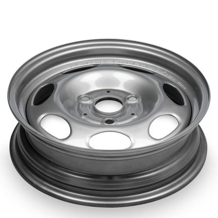 2008-2014 15x4.5 Smart Fortwo II Front Steel Wheel / Rim view 3