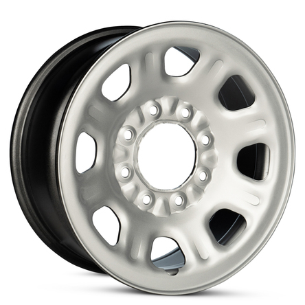 2011-2025 18x8 Chevrolet Silverado 3500 SRW Genuine OEM Steel Wheel / Rim view 2