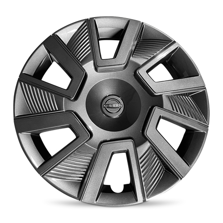 2024-2025 Nissan Kicks Four Piece Set 16" Gray Genuine OEM Wheel Cover Caps / Hubcaps view 2