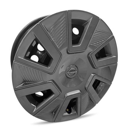 2025 16x6.5 Nissan Kicks Genuine OEM Steel Wheel Rim And Hubcap view 3