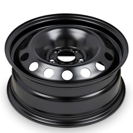 2015-2024 17x6.5 Jeep Renegade Genuine OEM Steel Wheel / Rim view 3