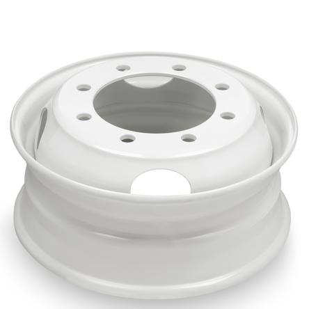 2019-2025 19.5x6.75 Chevrolet Silverado 4500 Genuine OEM Steel Wheel / Rim view 3