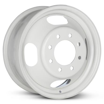 2009-2025 16x6.5 Chevrolet Express 4500 Dually Genuine OEM Steel Wheel / Rim view 2