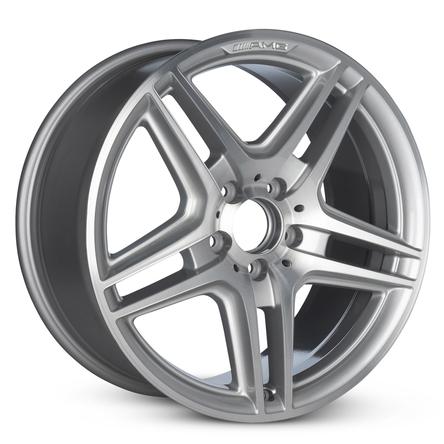 2008-2015 18x8.5 Mercedes-Benz C-Class Rear Alloy Wheel / Rim view 2