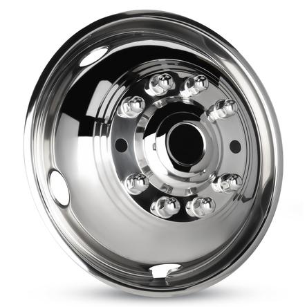 2015-2024 19.5" Ford F450 F550 Dually Wheel Simulator Set of 2 Rear & 2 Front view 2