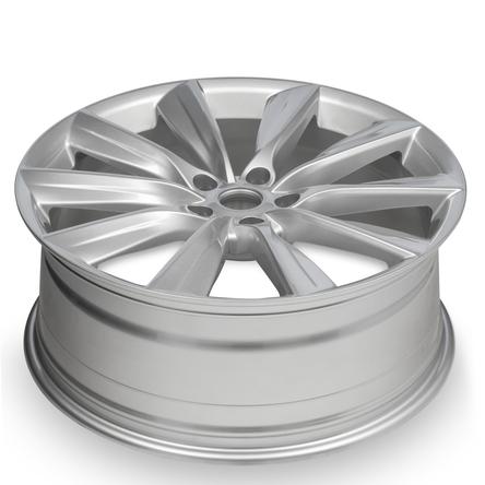 2012-2017 21x8.5 Tesla Model S Front Alloy Wheel / Rim view 3
