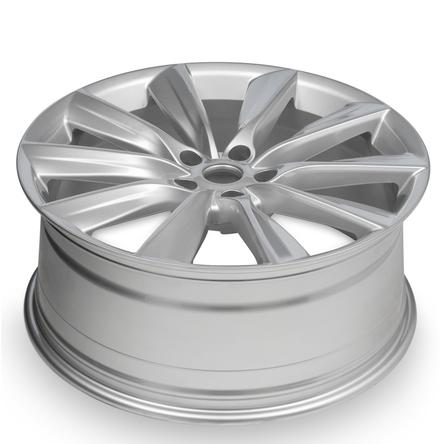 2012-2017 21x9 Tesla Model S Rear Alloy Wheel / Rim view 3