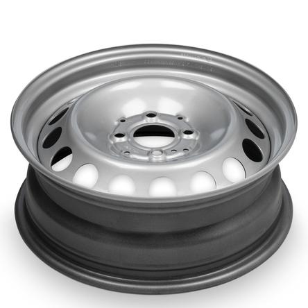2016-2019 15x5.5 Smart ForTwo Rear Steel Wheel / Rim view 3