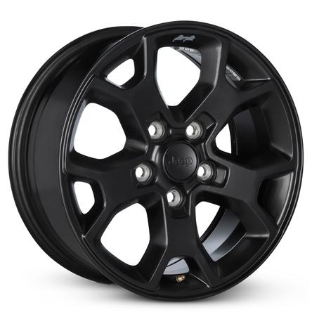 2018-2023 17x7.5 Jeep Wrangler Genuine OEM Alloy Wheel / Rim view 2