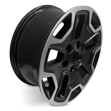 2013-2018 17x7.5 Jeep Wrangler Genuine OEM Alloy Wheel / Rim view 2