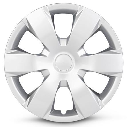 2007-2011 Toyota Camry Four Piece Set Silver Wheel Cover Caps / Hubcaps
